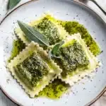 Potato and Vegan Sausage Ravioli Recipe