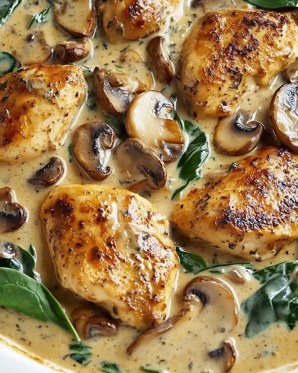Creamy Mushroom Chicken Recipe
