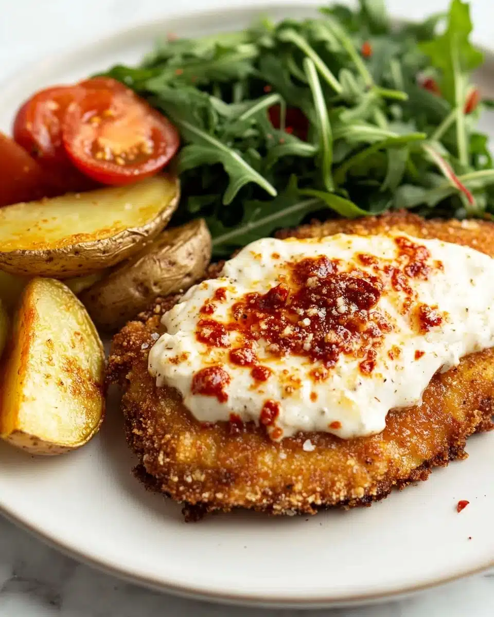 Crispy Hot Honey Feta Chicken Recipe