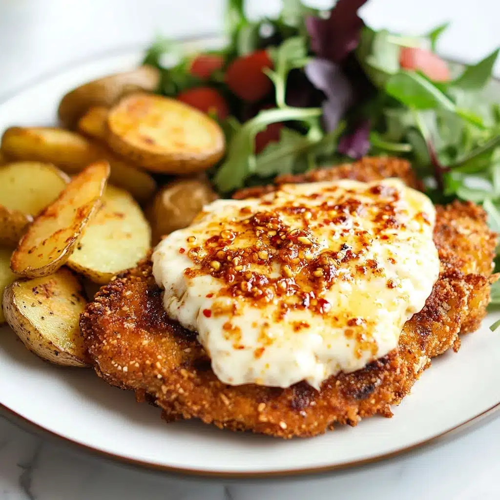 Crispy Hot Honey Feta Chicken Recipe - Recipe Image
