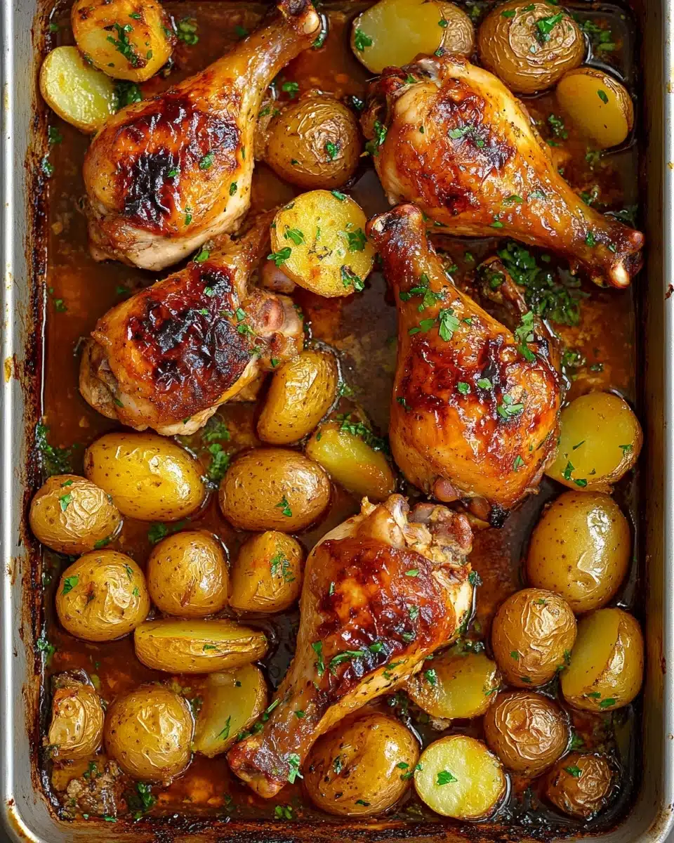 One Pan Chicken and Potatoes Recipe