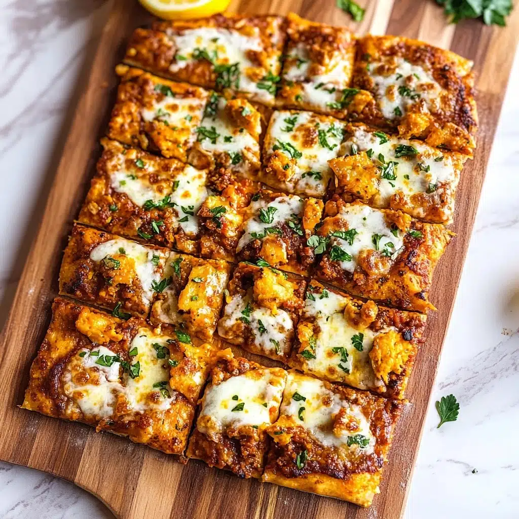 Tandoori Chicken Garlic Bread Recipe - Recipe Image
