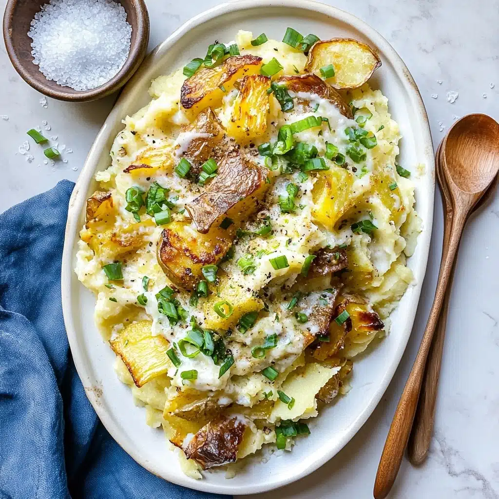 Vegan Smashed Potato Salad Recipe - Recipe Image