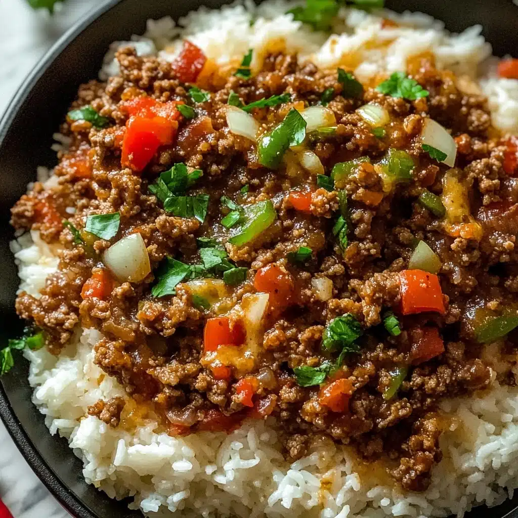 Ground Beef and Rice Skillet Recipe - Recipe Image