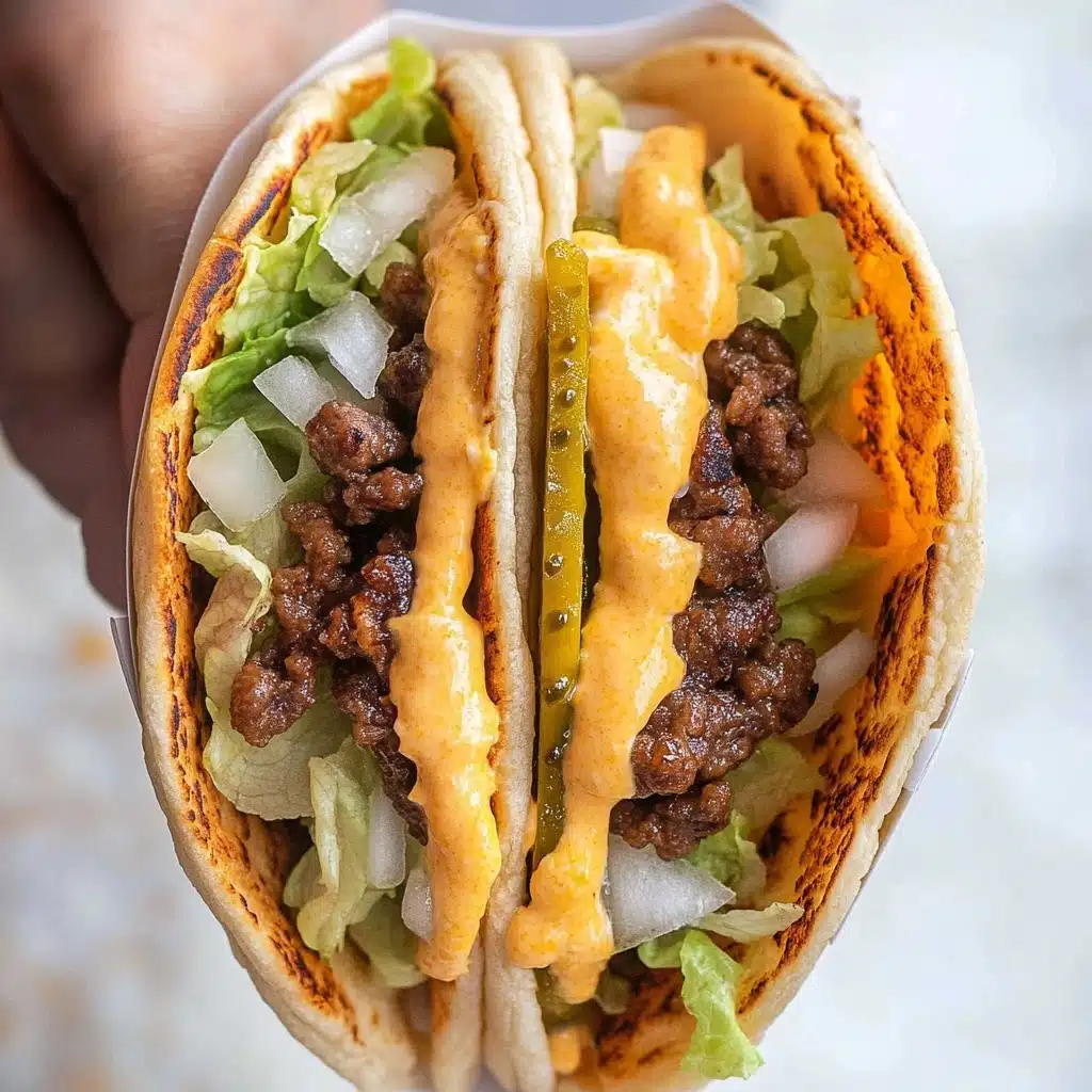 Smash Burger Tacos Recipe - Recipe Image