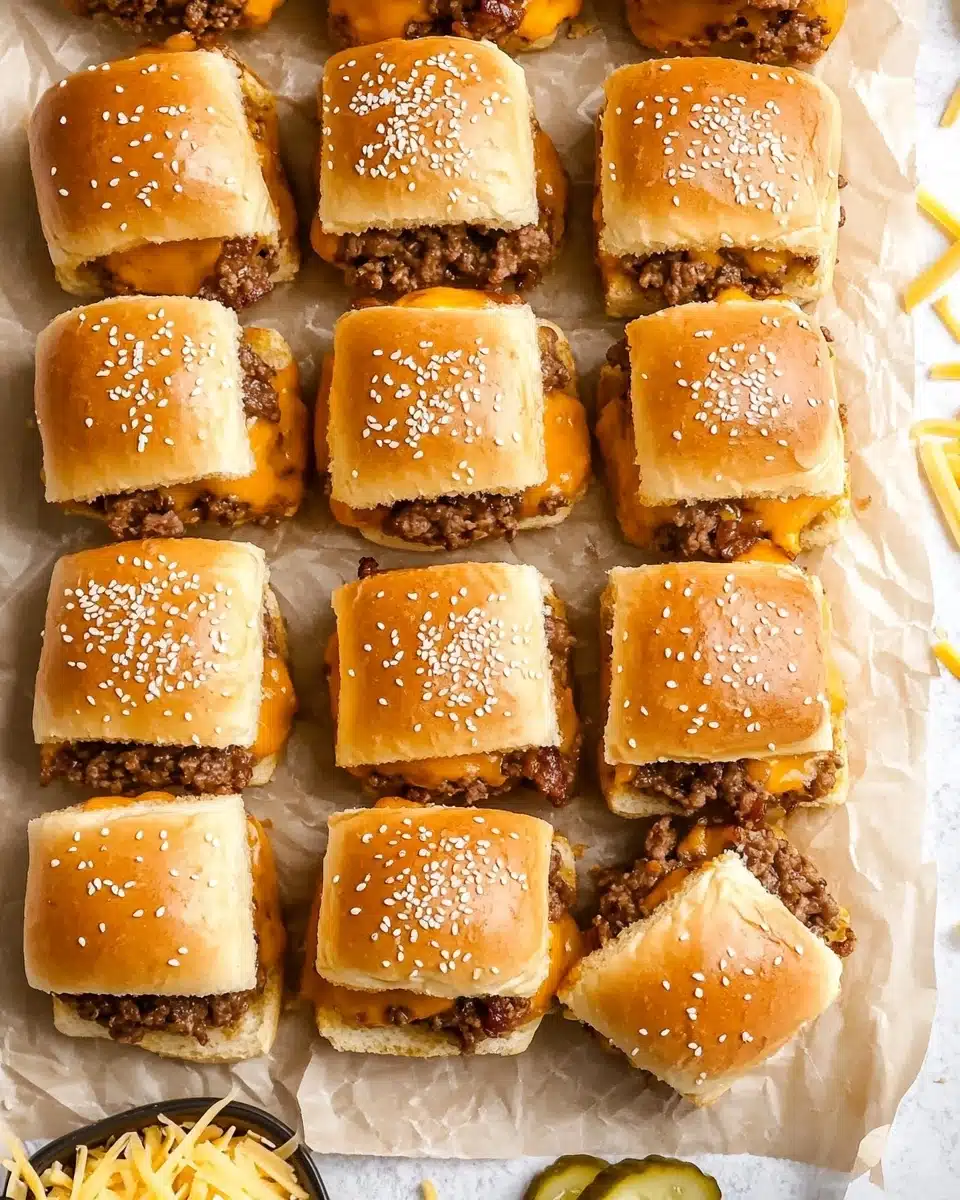 Cheeseburger Sliders Recipe