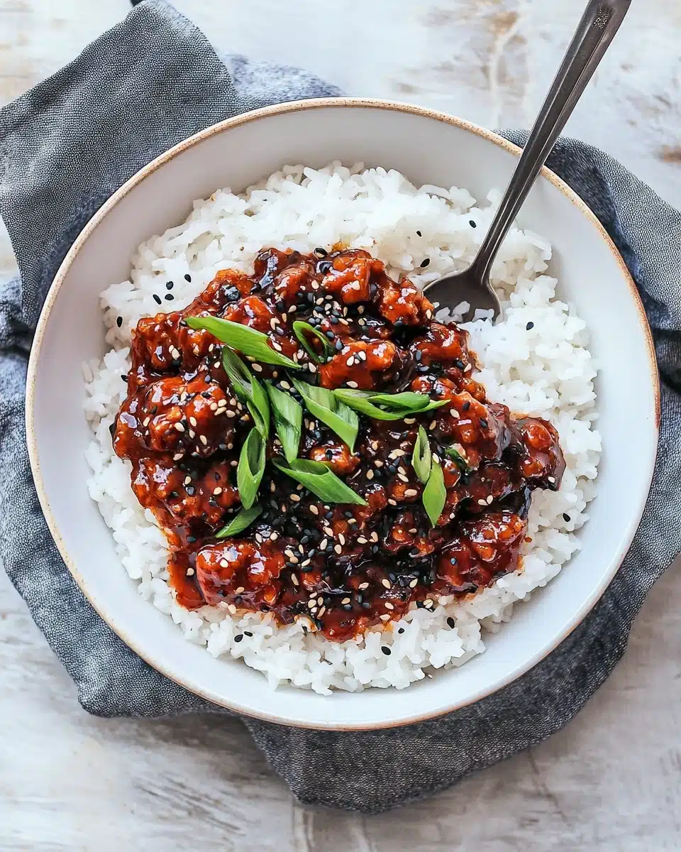 Korean-Style Ground Turkey Stir-Fry Recipe