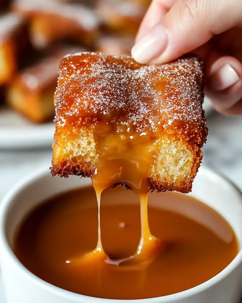 Hawaiian Roll French Toast with Cinnamon Sugar Recipe