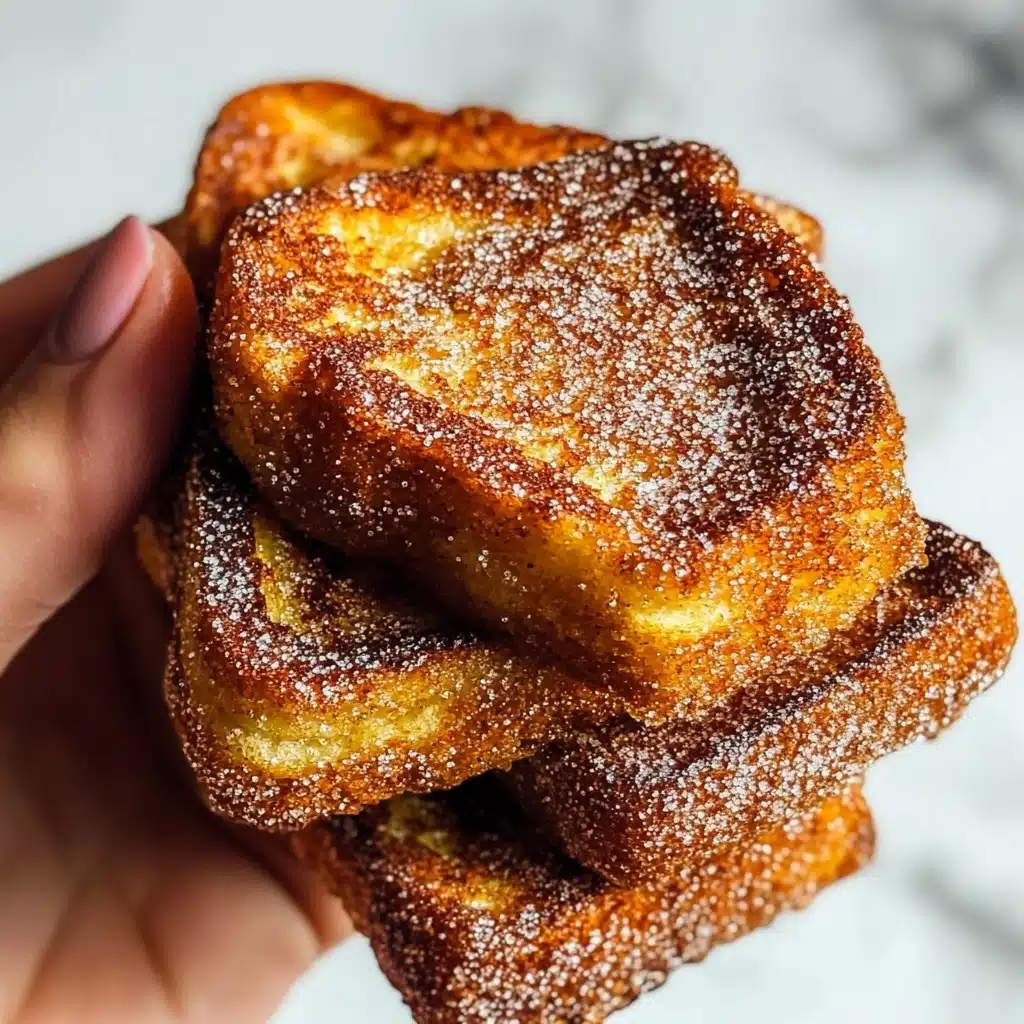 Hawaiian Roll French Toast with Cinnamon Sugar Recipe - Recipe Image