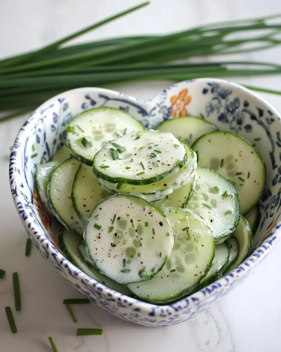 Mizeria (Polish Cucumber Salad) Recipe