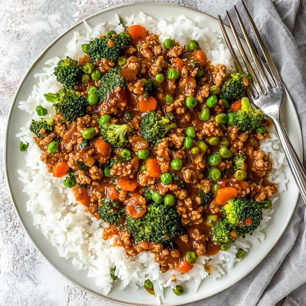 Teriyaki Ground Turkey Stir-Fry Recipe - Recipe Image