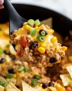Southwest Rice and Ground Turkey Skillet Recipe