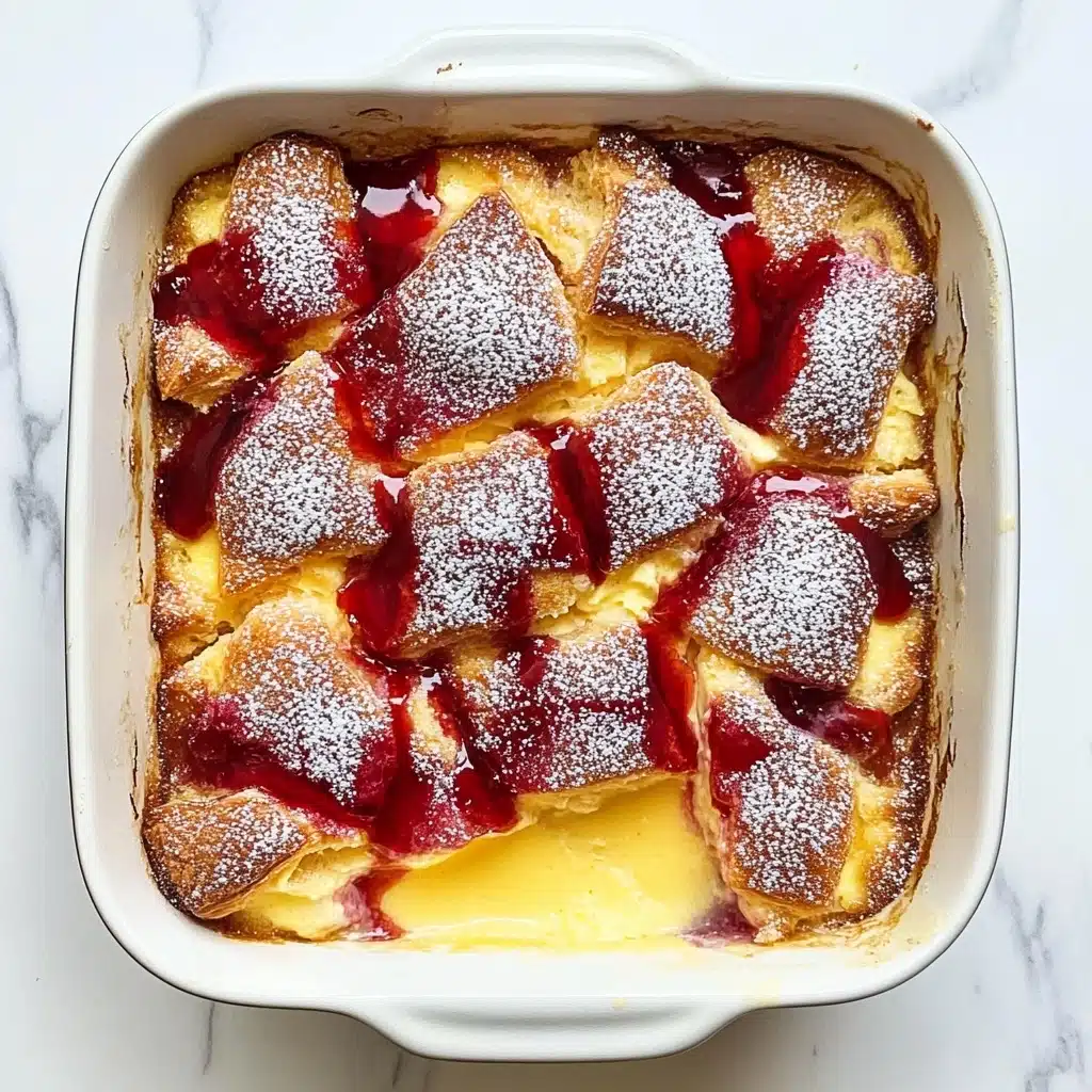 Monte Cristo Croissant Casserole Recipe - Recipe Image