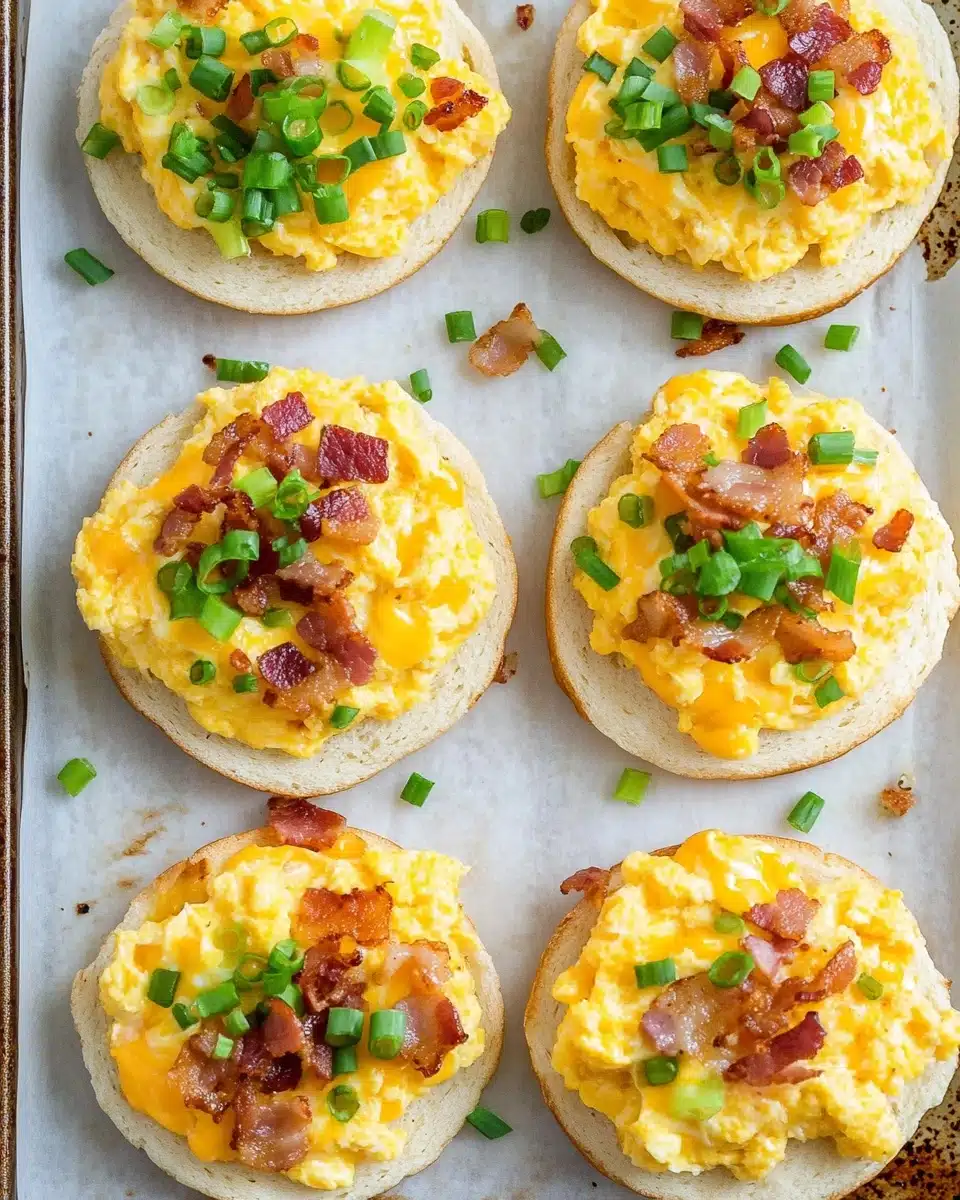English Muffin Breakfast Pizza Recipe