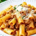 Italian Sausage Rigatoni with Spicy Cream Sauce Recipe