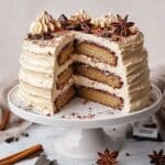 Chai Cake with Brown Butter Cream Cheese Frosting Recipe