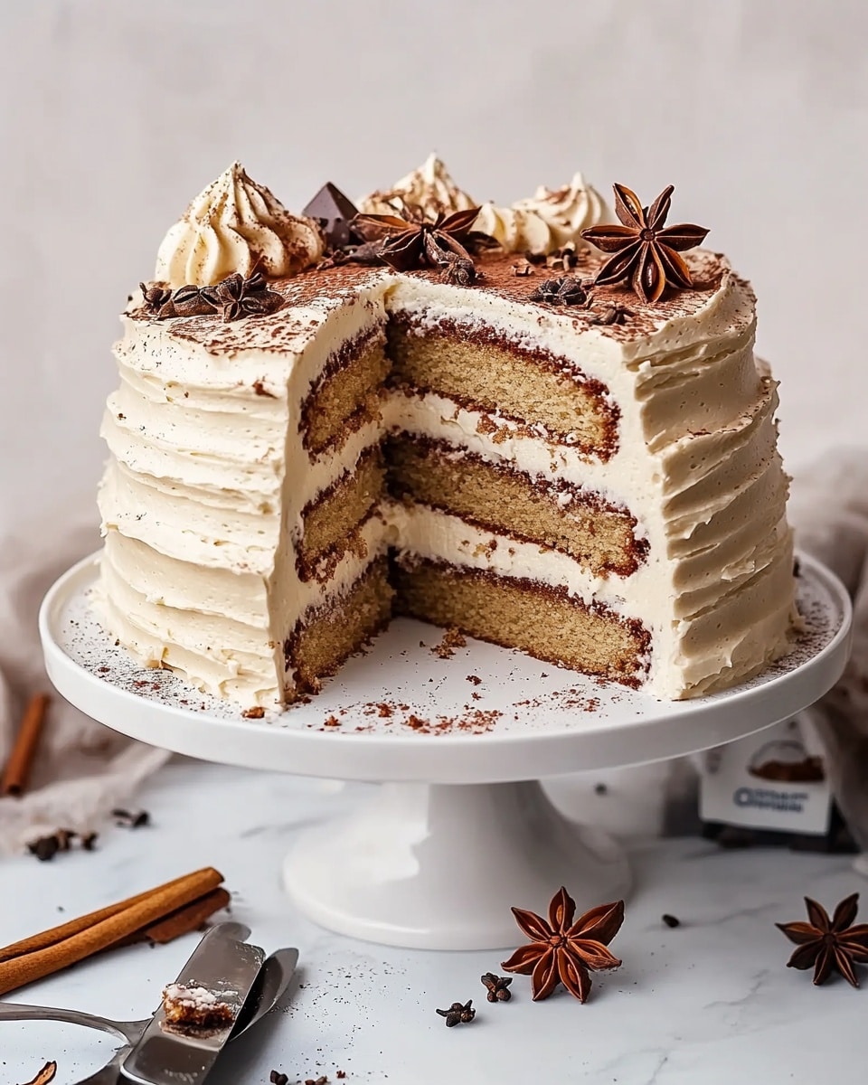 Chai Cake with Brown Butter Cream Cheese Frosting Recipe