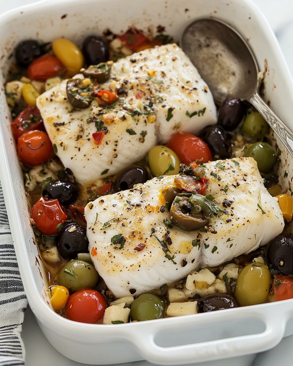 Mediterranean Fish Bake Recipe