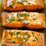 Garlic Butter Salmon with Lemon and Parsley Recipe