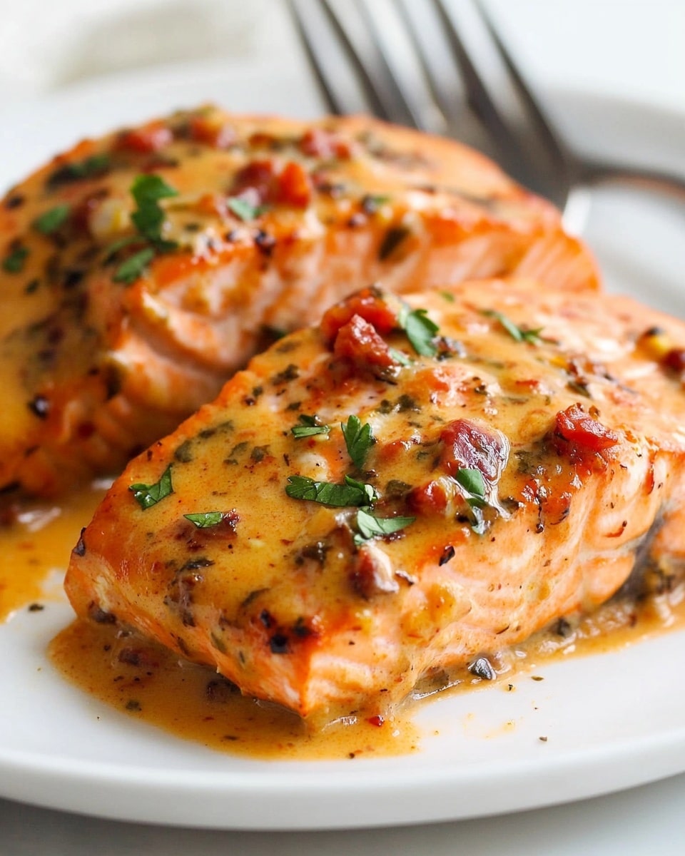 Marry Me Salmon with Sun-Dried Tomato Cream Sauce Recipe