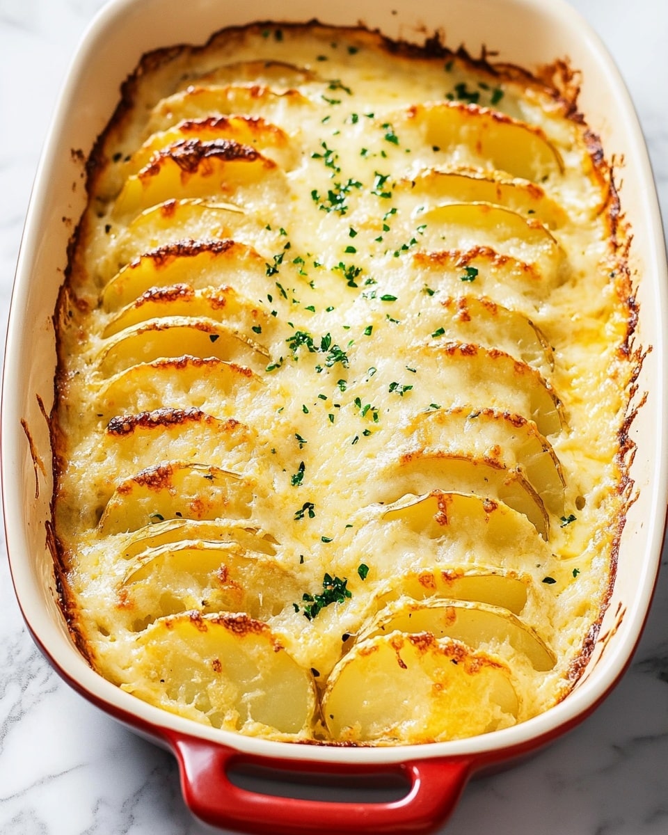 Easy Cheesy Scalloped Potatoes Recipe