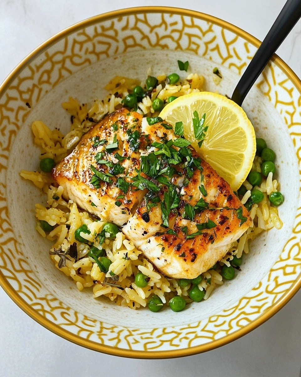 One-Pan Lemon Orzo and Salmon Recipe