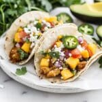 Healthy Coconut Fish Tacos With Mango Salsa Recipe