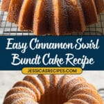 Cinnamon Swirl Bundt Cake. Recipe