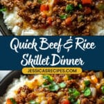 Ground Beef and Rice Skillet Recipe