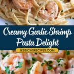 Creamy Garlic Shrimp Pasta Recipe