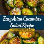 Easy Asian Cucumber Salad Recipe