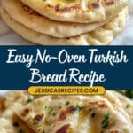 No-Oven Turkish Bread With Only 3 Ingredients (Bazlama) Recipe