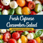 Balsamic Caprese Salad with Cucumbers Recipe