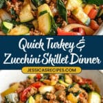 Easy Ground Turkey and Zucchini Skillet Recipe