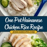 One Pot Hainanese Chicken and Rice Recipe