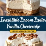 Vanilla Bean Brown Butter Cheesecake Recipe