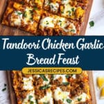 Tandoori Chicken Garlic Bread Recipe