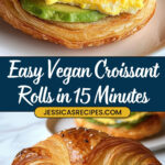 Golden Vegan Croissant Rolls Recipe