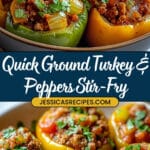 Ground Turkey and Peppers Stir-Fry Recipe