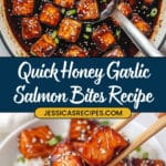 Honey Garlic Salmon Bites Recipe