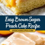 Brown Sugar Peach Cake Recipe