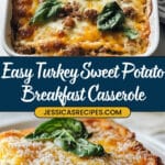 Ground Turkey and Sweet Potato Breakfast Casserole Recipe