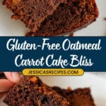 Gluten Free Oatmeal Carrot Cake Recipe
