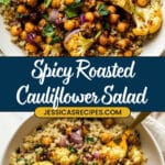 Spicy Roasted Cauliflower Salad Recipe