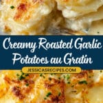 Roasted Garlic Potatoes au Gratin Recipe