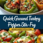 Ground Turkey and Peppers Stir-Fry Recipe