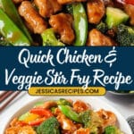 Chicken with Mixed Vegetable Stir Fry Recipe