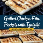 Grilled Chicken Pita Pockets with Tzatziki Recipe