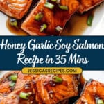 Honey Garlic Soy Glazed Salmon Recipe