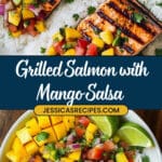 Grilled Salmon with Mango Salsa and Coconut Rice Recipe